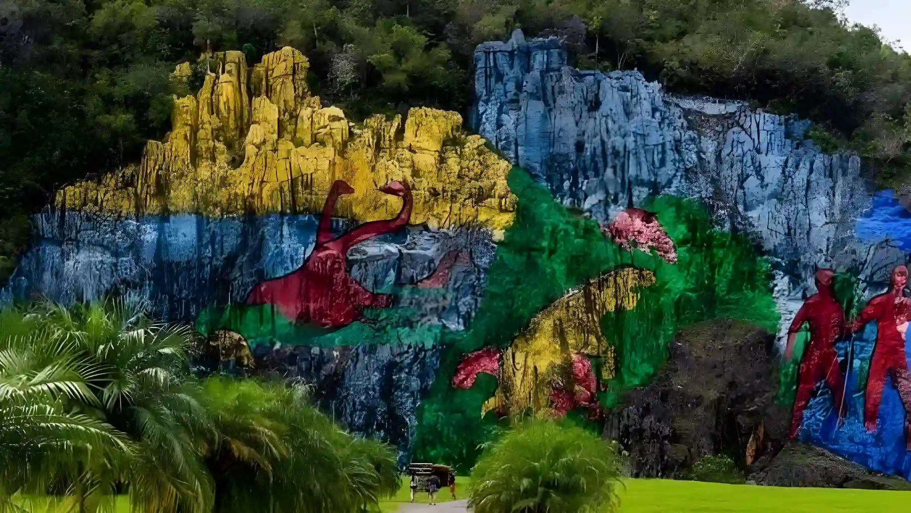 Mural der Vorgeschichte